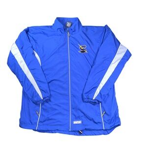 Easton Jacket Mens XL Blue Mesh Lined Full Zip Windbreaker Baseball Softball